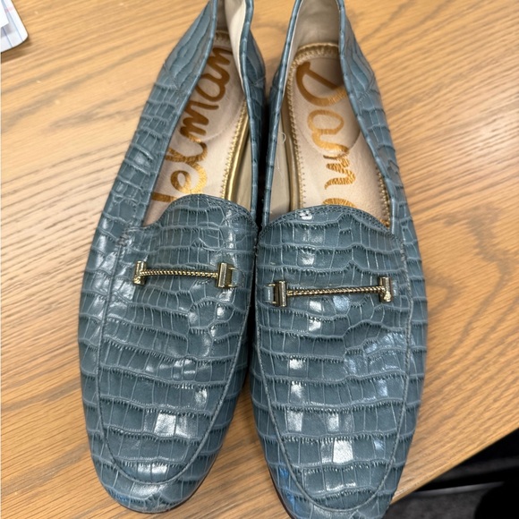 Sam Edelman Lior Loafer- Grey Iris Leathsr size 10.5 - Picture 2 of 4